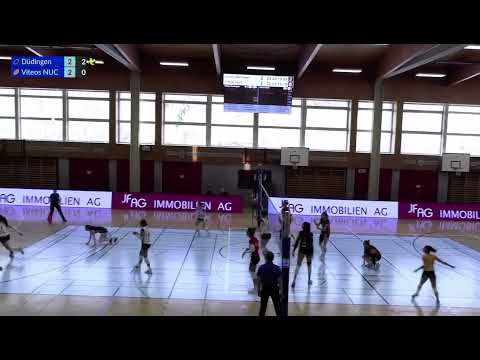 Big save of libero Fabiana Mottis vs Volley Düdingen, 11.12.2022