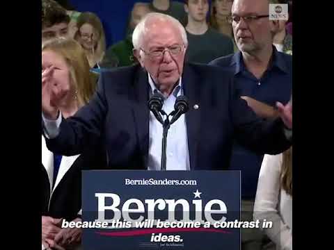 バーニー・サンダース上院議員、スーパーチューズデーに支持者に挨拶｜ABCニュース (Sen. Bernie Sanders addresses supporters on Super Tuesday | ABC News)