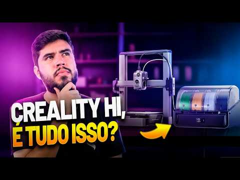 Review da Creality Hi no canal Hugo Lopes 3D