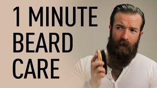 1 Minute Beard Grooming | Jeff Buoncristiano