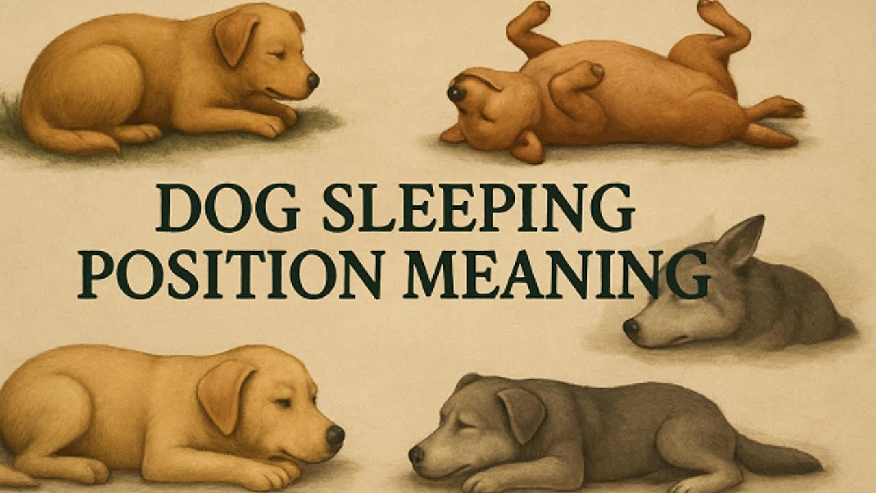 Dog Sleeping Positions  Meanings Understand Your Dog’s Behavior While They Sleep