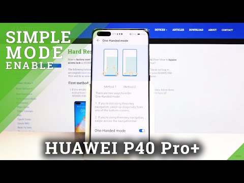 How to Activate One Handed Mode in HUAWEI P40 Pro+ - Enable One Handed Mode