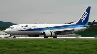preview picture of video '[B737] ANA Boeing 737-800 JA53AN LANDING NOTO Airport,JAPAN 能登空港 2012.9.9'