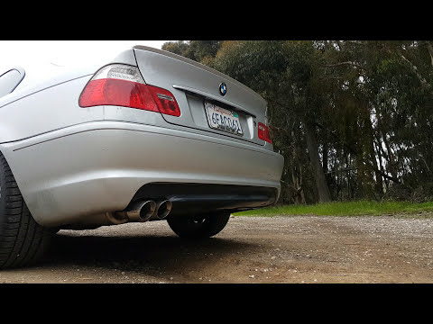 2005 e46 330Ci ZHP with UUC Corsa Axle-Back Exhaust