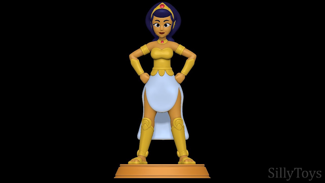 Xandra - Lenda dos Tr&ecirc;s Caballeros Modelo de Impressão 3D