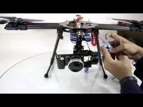 HolyBro 2 axis mid size brushless gimbal DEMO