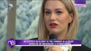 Teo Show - Feli Donose a recunoscut IN PREMIERA! Si-a micsorat stomacul si a slabit 30 de kg