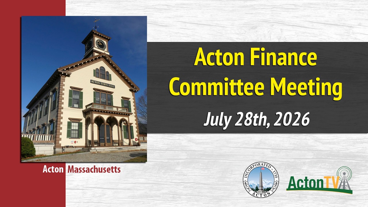 From the Finance Committee