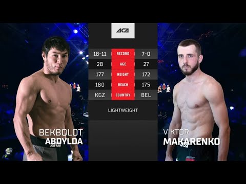 Viktor Makarenko vs Bekbolot Abdylda full fight