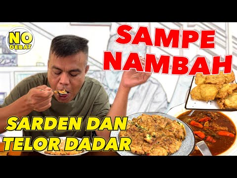 KULIDEL - MAKAN SARDEN DAN TELOR DADAR NAMBAH