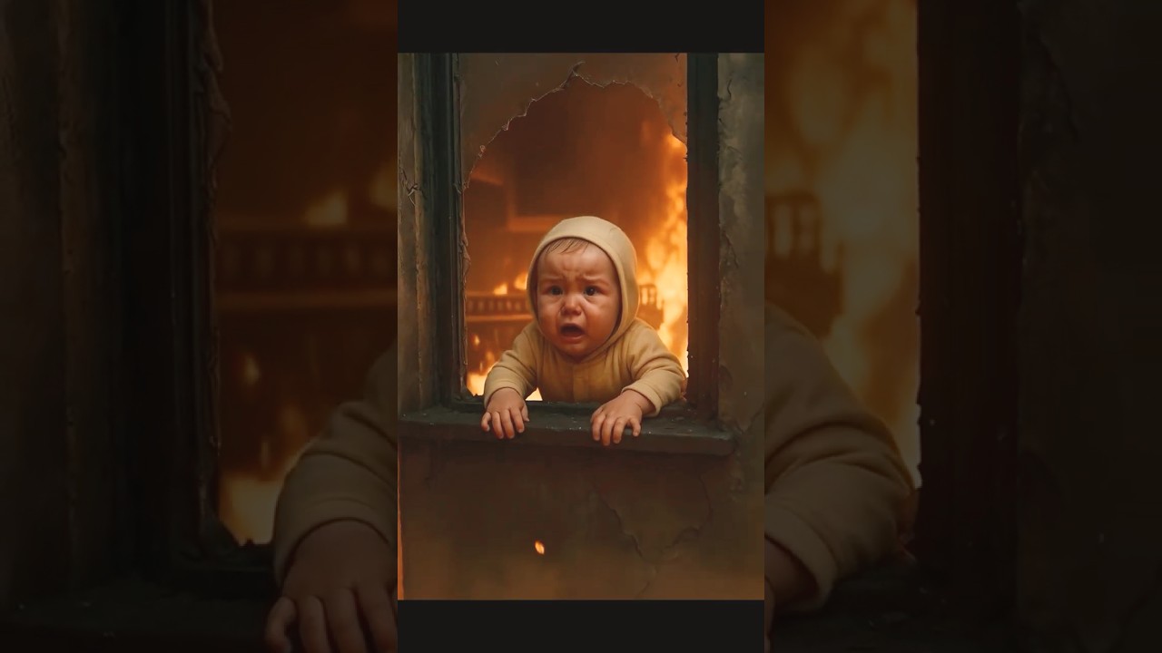 No one expected... this dog did the UNTHINKABLE in the fire #shorts #HeroDog