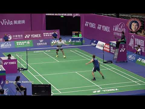 20190905Taipei Open MS Tanongsak SAENSOMBOONSUK(THA)vs Lucas CLAERBOUT(FRA)