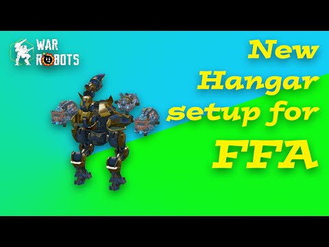 WAR Robots WR 🔴live🔴 NEW HANGAR SETUP TEST FOR FFA with new SONIC WEAPONS AND MAXED NODENS