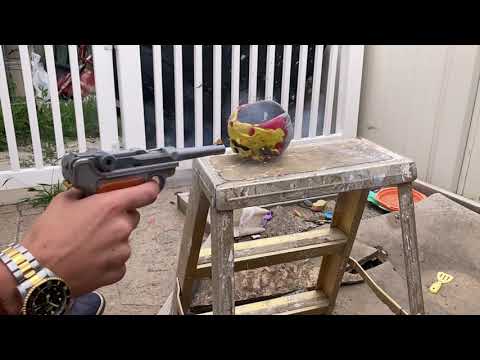 FULLY 3d printed LUGER test 2