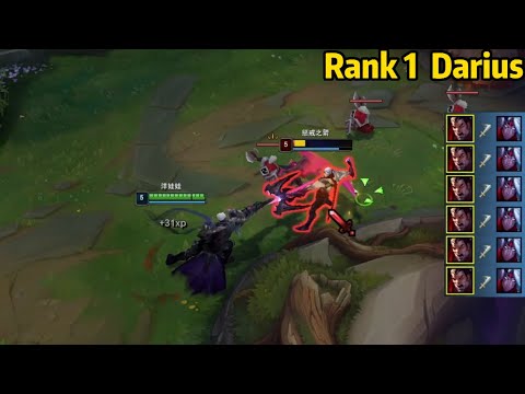 Rank 1 Darius: How to DESTROY Varus Top with Darius!😈