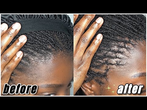 how I refresh my edges in between reties.. i was lookin' raggedy | Keke J.