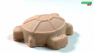 Кинетический Умный песок "Морские фантазии" с песочницей и формочками, 1 кг, BRAUBERG KIDS, 664919
