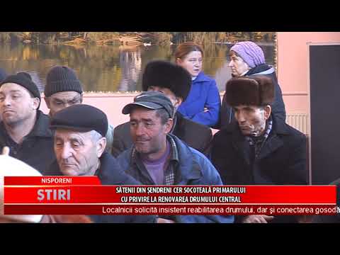 Sătenii din Şendreni cer socoteală primarului cu privire la renovarea drumului central