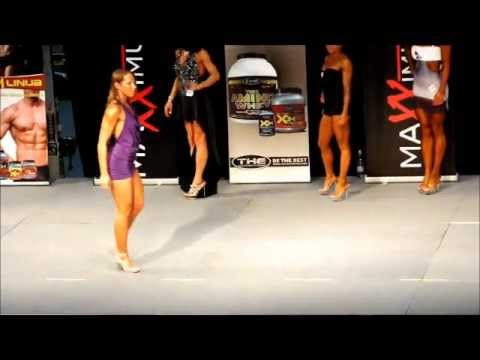 Miss Fitness evening dress IBFF 2011 Koper Slovenia