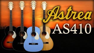 Video thumbnail for All New Astrea AS410 Parlor Acoustics. Premium Quality Warmth & Tone with an Unbeatable Price Tag. by GuitarfetishTV