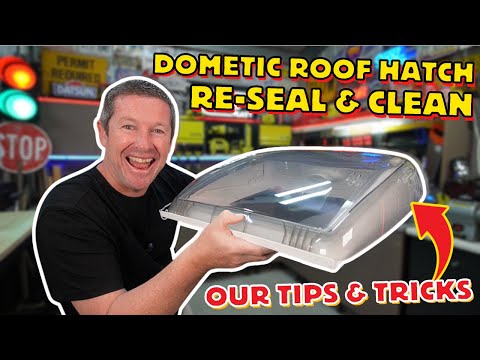 How to clean & re-seal your Dometic Mini Heki Roof Hatch Skylight on your Jayco Pop-Top or Caravan