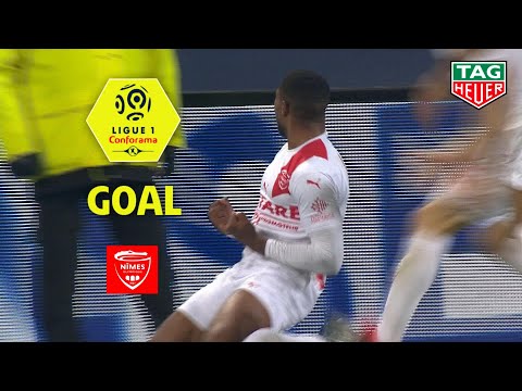 Goal Loïck LANDRE (90' +5) / SM Caen - Nîmes Olympique (1-2) (SMC-NIMES) / 2018-19