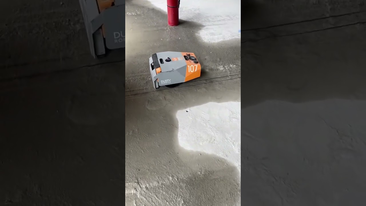 Robot wall layout - Dusty Robotics in Queens #construction