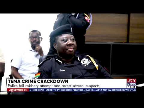 Tema crime crackdown: Police foil robbery attempt and arrest several suspects