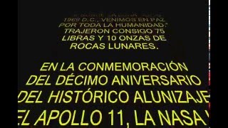 preview picture of video 'Apollo 11 Moon Landing Alunizaje 1969 Von Braun Neil Armstrong Quebradillas Puerto Rico'