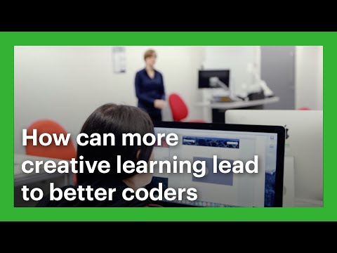 How can more creative learning lead to better coders