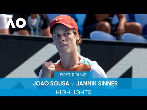 Joao Sousa v Jannik Sinner Highlights (1R) | Australian Open 2022