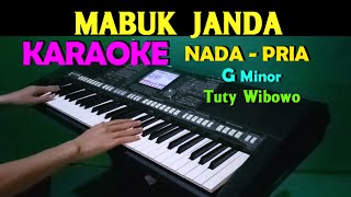 Download lagu MABUK JANDA - Tuty Wibowo | KARAOKE Nada Pria, Lirik HD mp3