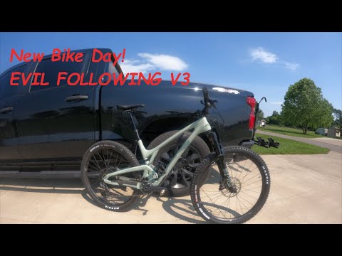 New Bike Day!  Evil Following V3 at Buffalo Lake
