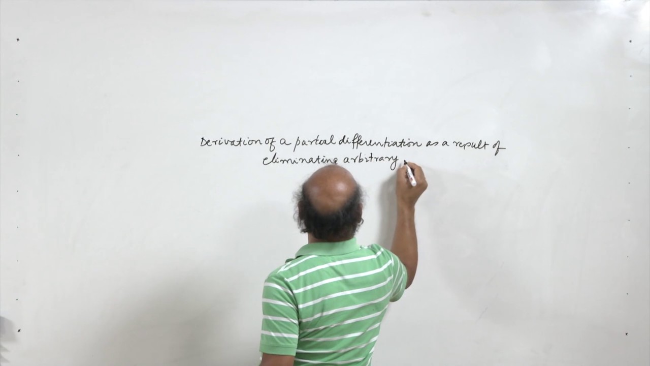 Lec 16  Formulation of partial differential equations