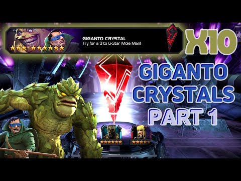 Marvel Contest of Champions(MCOC) Mole Man Featured Cavalier Crystal Opening-Giganto Crystal Opening