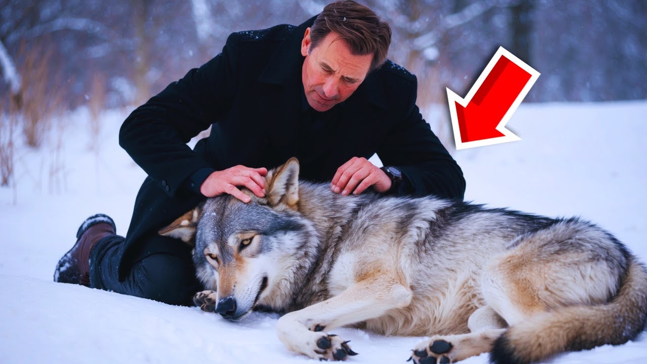 Un Bărbat Ajută un Lup Care Plânge, Nu Vei Crede Cum I-a Mulțumit Salvatorului Său!