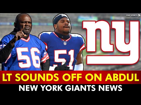 🚨Lawrence Taylor SOUNDS OFF On Abdul Carter Being A Problem