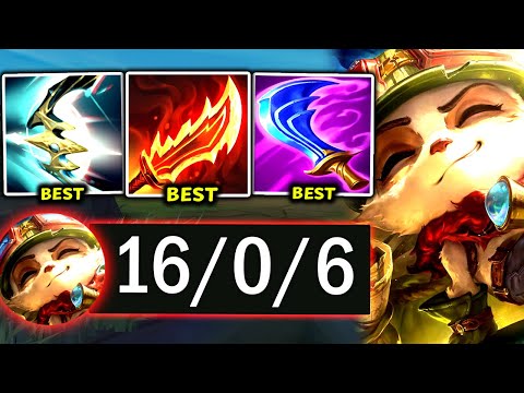 TEEMO TOP #1 BEST BUILD TO 1V5 EVERYONE (TEEMO IS A BEAST👌) - 2025 Teemo TOP Gameplay Guide