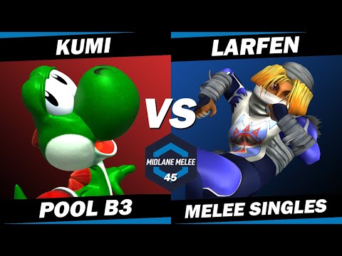 Kumi vs Larfen - Pool B3 | Midlane Melee 45