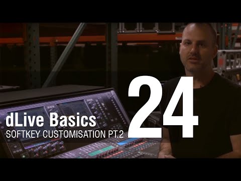 Mike Bangs - dLive Basics 24 - SoftKey Customization, Part 2
