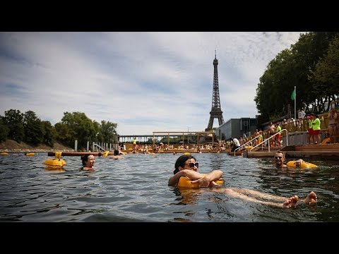 Schauen Sie: Pariser schwimmen zum ersten Mal seit 100 Jahren in der Seine