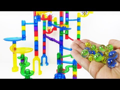 Marble Genius Marble Run Super Set!  How to put together Marble Run Super Set.