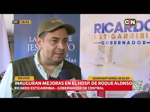Inauguran mejoras en el Hospital de Mariano Roque Alonso
