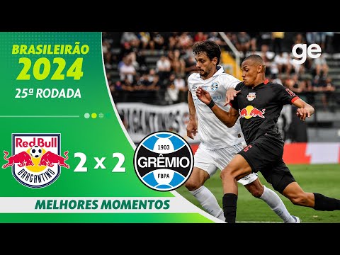 Gols e lances de Red Bull Bragantino x Grêmio