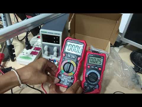 Multimetras su žibintuvėliu Habotest HT118C video