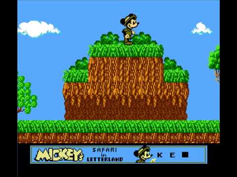 10 minutos de: Mickey's Safari in Letterland (NES)