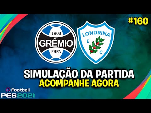 GRÊMIO X LONDRINA | BRASILEIRÃO 2022 SERIE B | 15ª RODADA | ASSISTA AGORA! SIMULAÇÃO PES 2021