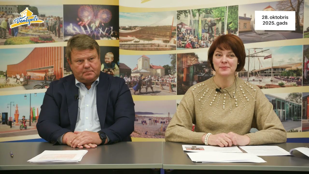 VIDEO: A.Gūtmanis un S.Migoļa informēja par Ventspils kultūras piedāvājumu decembrī 02.12.2025.