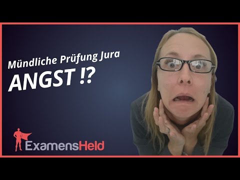Warum du vor der mündlichen Prüfung Jura keine Angst haben brauchst