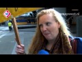 Video: werklozen voeren actie op station